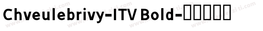 Chveulebrivy-ITV Bold字体转换